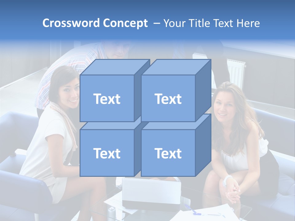 Notebooks Colleagues Performance PowerPoint Template