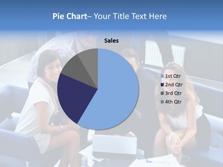 Notebooks Colleagues Performance PowerPoint Template