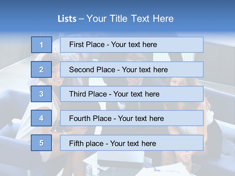 Notebooks Colleagues Performance PowerPoint Template