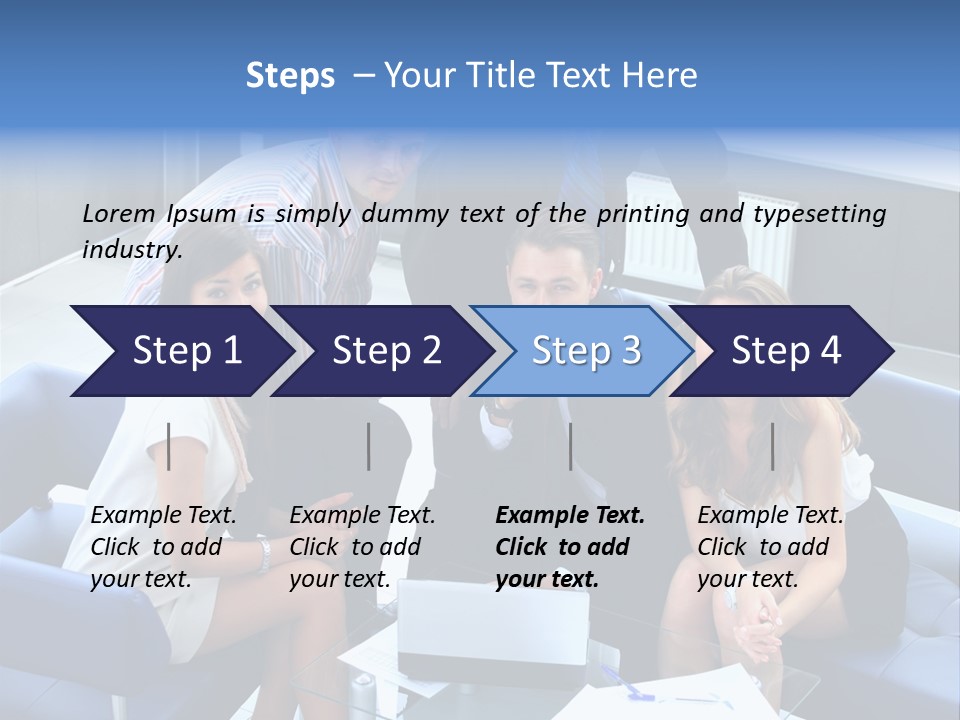 Notebooks Colleagues Performance PowerPoint Template