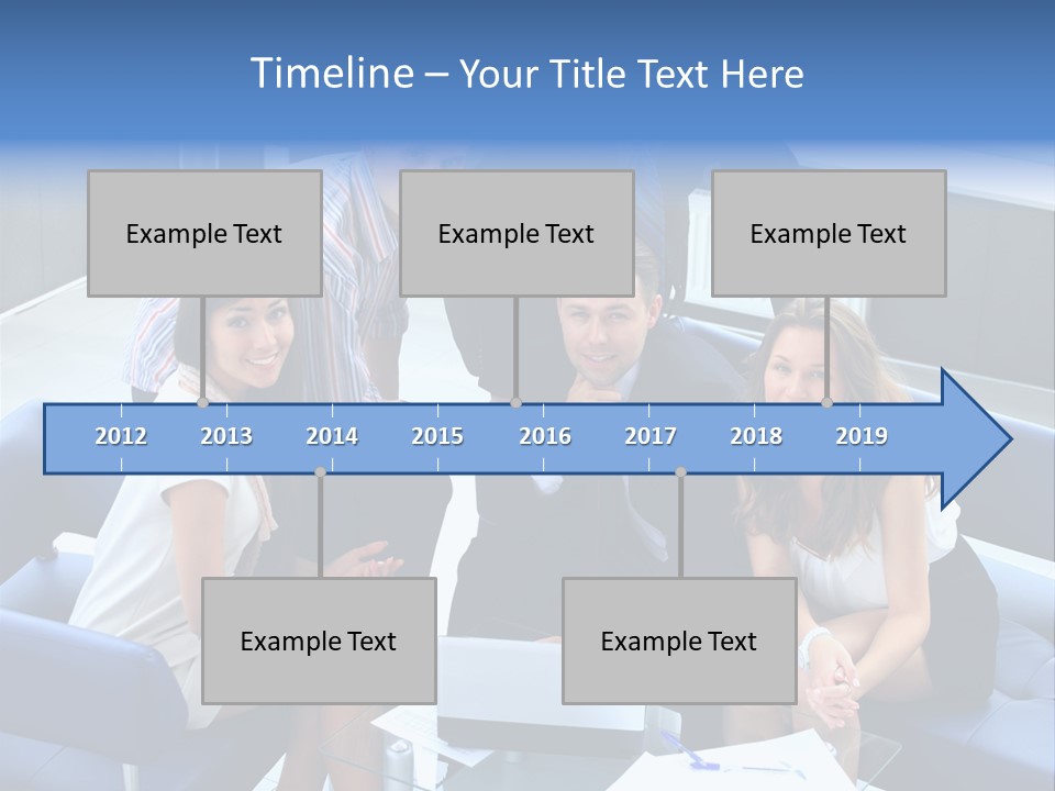Notebooks Colleagues Performance PowerPoint Template