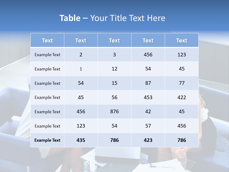Notebooks Colleagues Performance PowerPoint Template