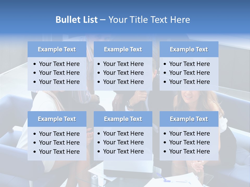 Notebooks Colleagues Performance PowerPoint Template