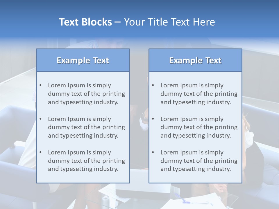 Notebooks Colleagues Performance PowerPoint Template