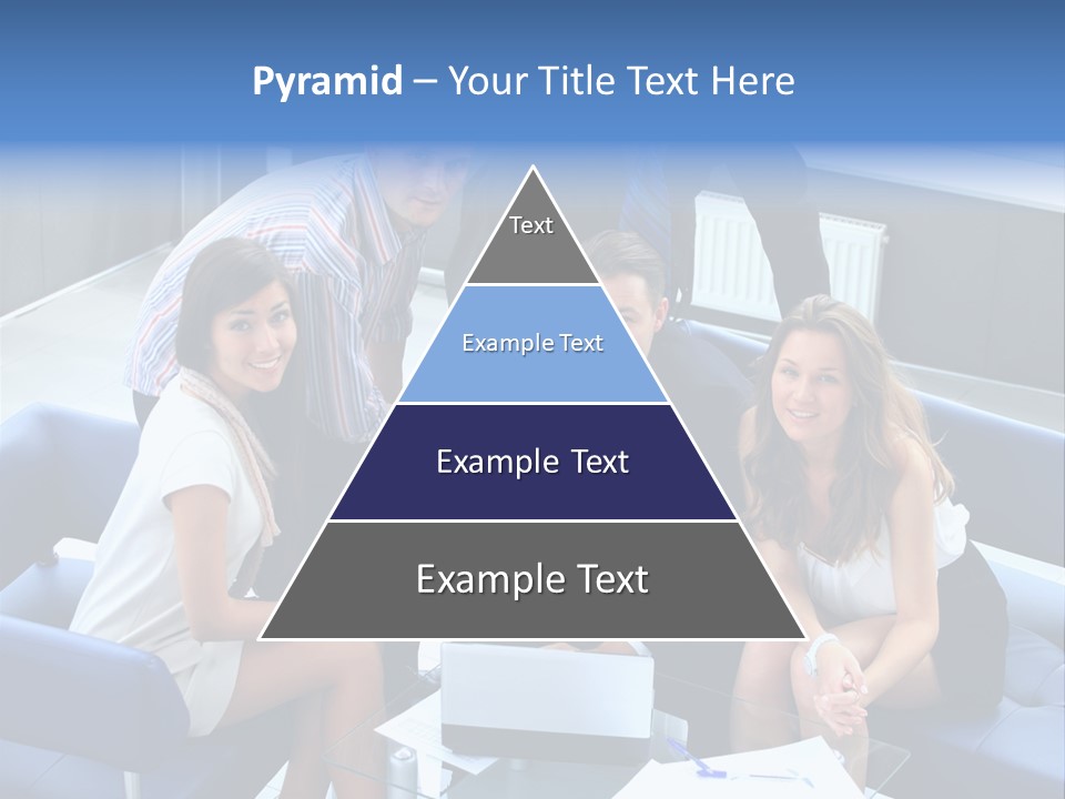 Notebooks Colleagues Performance PowerPoint Template