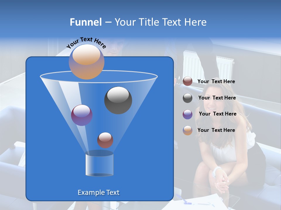 Notebooks Colleagues Performance PowerPoint Template
