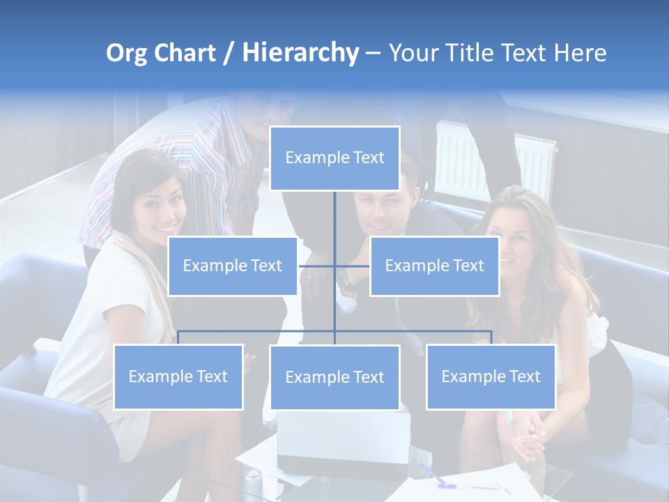 Notebooks Colleagues Performance PowerPoint Template