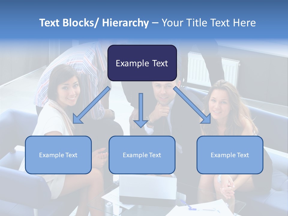 Notebooks Colleagues Performance PowerPoint Template