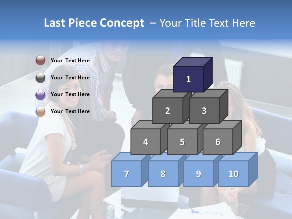Notebooks Colleagues Performance PowerPoint Template