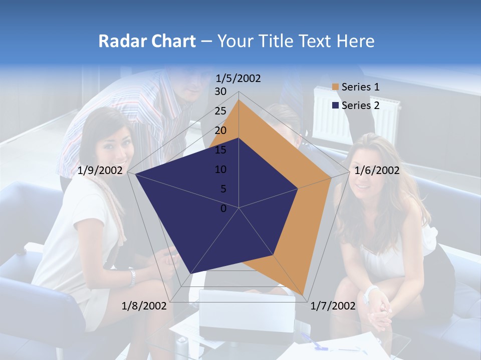 Notebooks Colleagues Performance PowerPoint Template