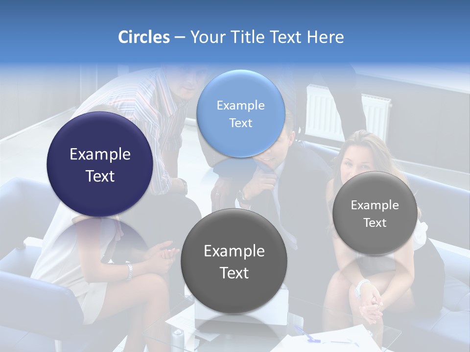Notebooks Colleagues Performance PowerPoint Template