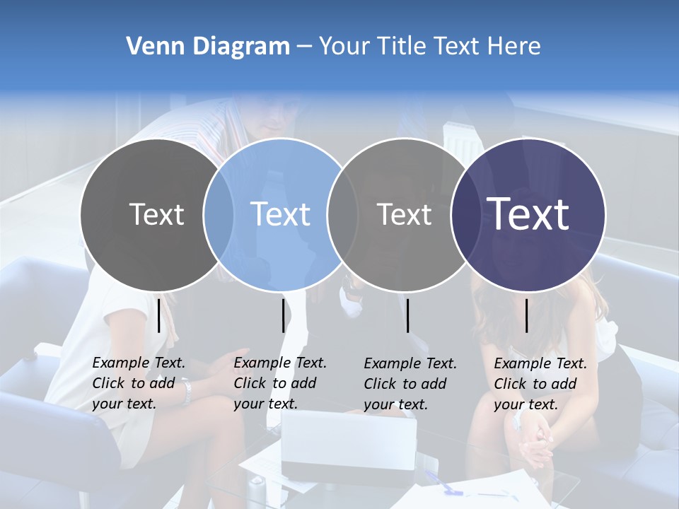 Notebooks Colleagues Performance PowerPoint Template