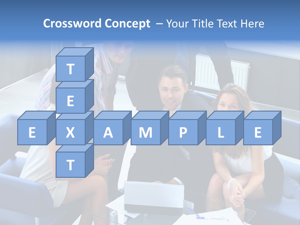 Notebooks Colleagues Performance PowerPoint Template