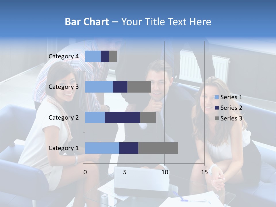 Notebooks Colleagues Performance PowerPoint Template