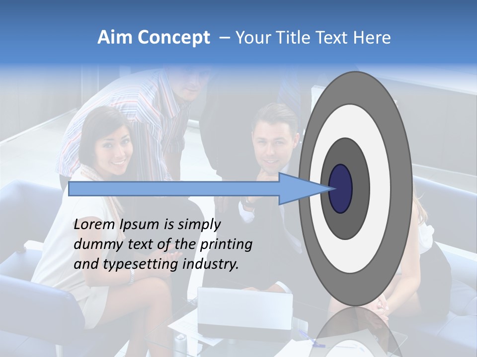 Notebooks Colleagues Performance PowerPoint Template