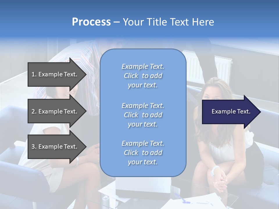 Notebooks Colleagues Performance PowerPoint Template