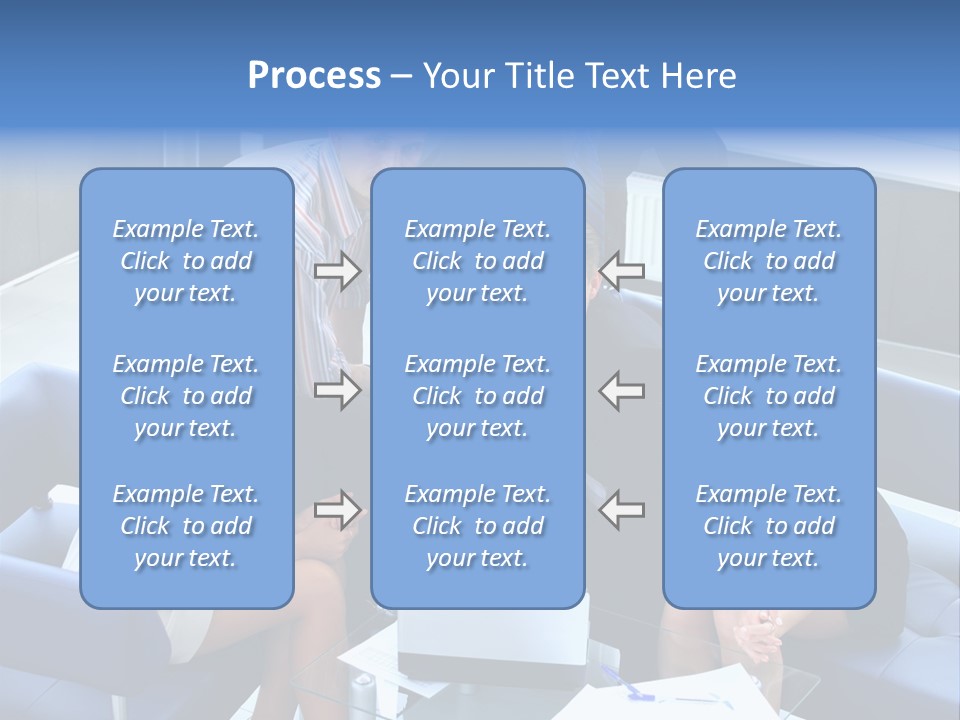 Notebooks Colleagues Performance PowerPoint Template