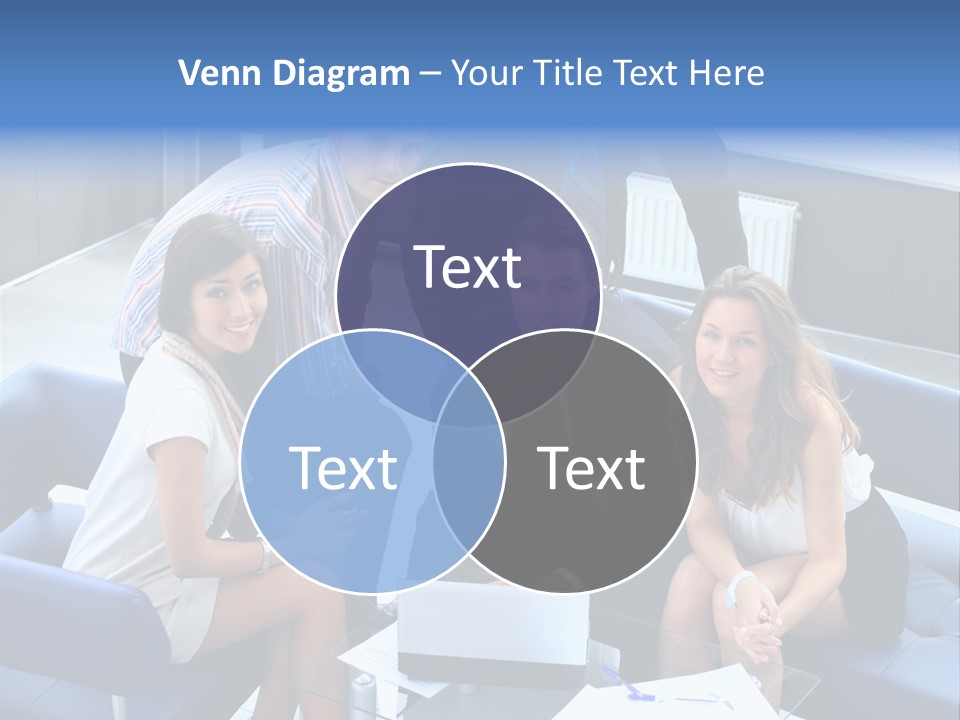 Notebooks Colleagues Performance PowerPoint Template