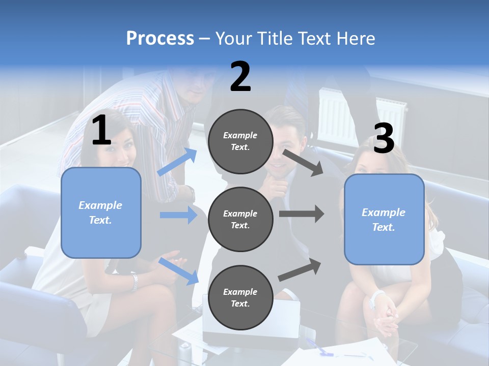 Notebooks Colleagues Performance PowerPoint Template