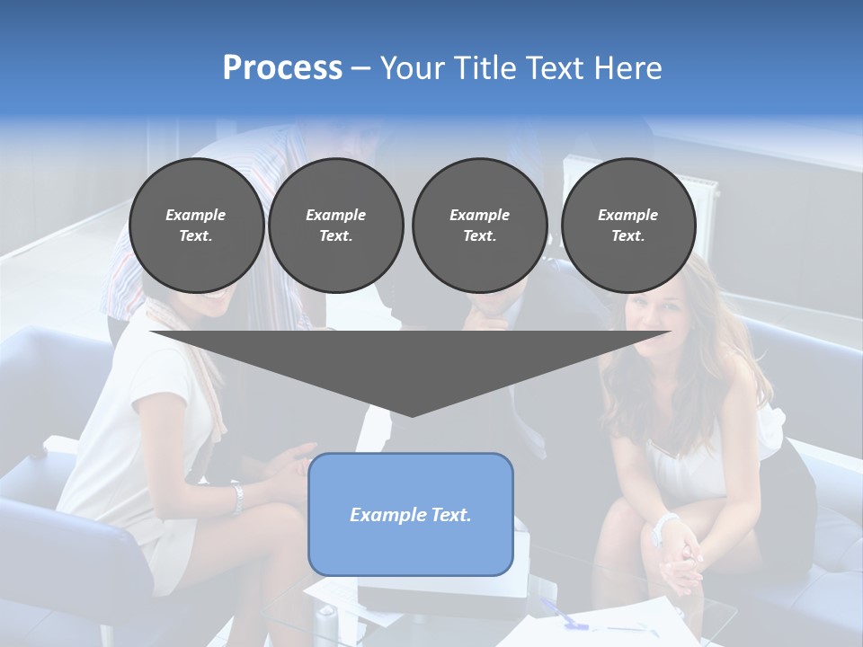 Notebooks Colleagues Performance PowerPoint Template