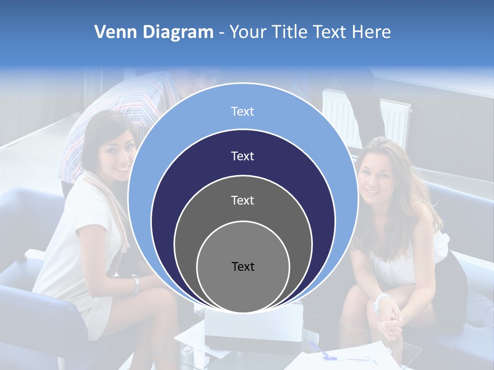 Notebooks Colleagues Performance PowerPoint Template