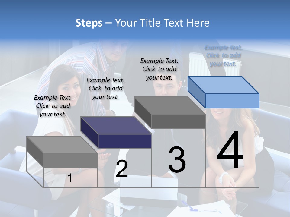 Notebooks Colleagues Performance PowerPoint Template