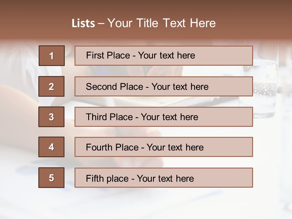 Pencil Occupation Cute PowerPoint Template