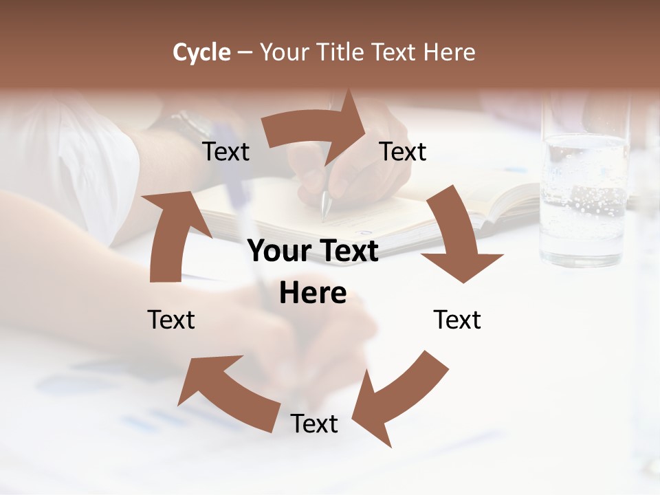 Pencil Occupation Cute PowerPoint Template