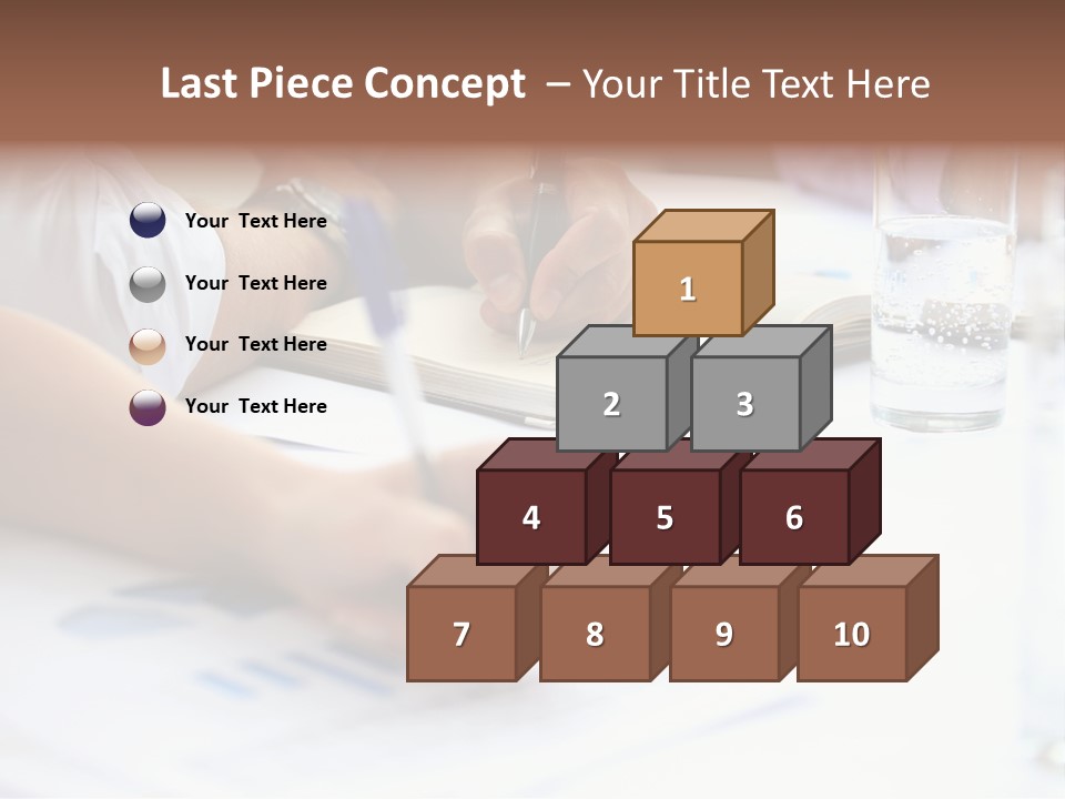 Pencil Occupation Cute PowerPoint Template