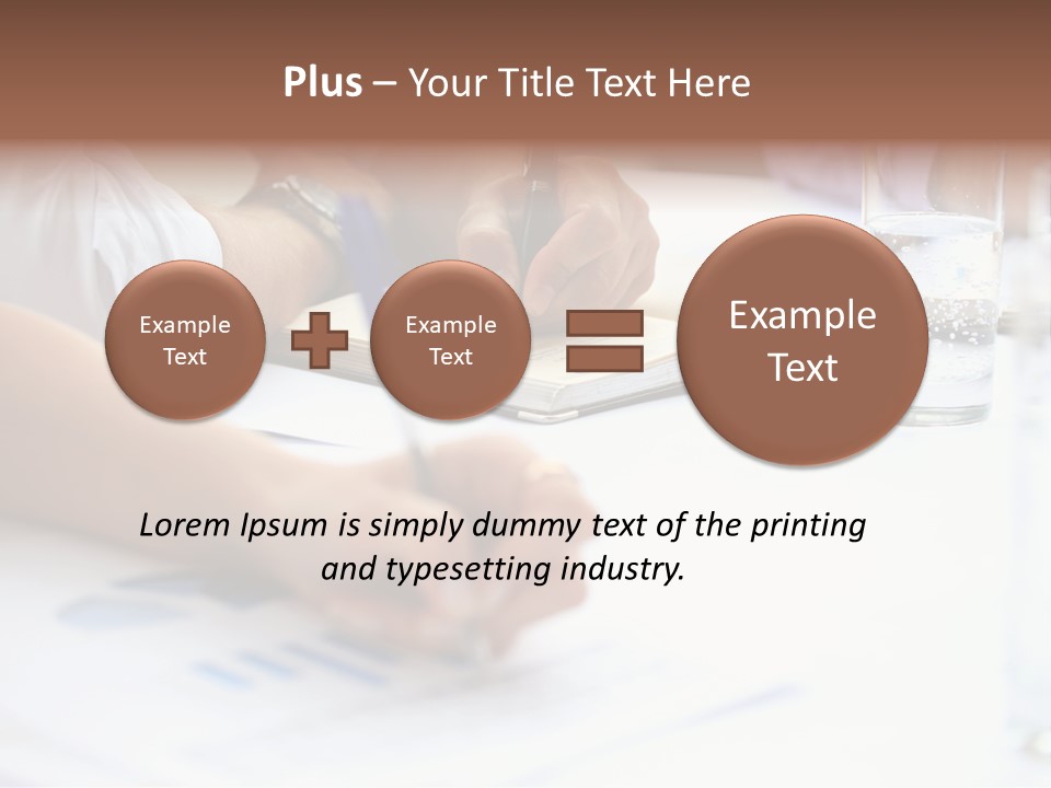Pencil Occupation Cute PowerPoint Template