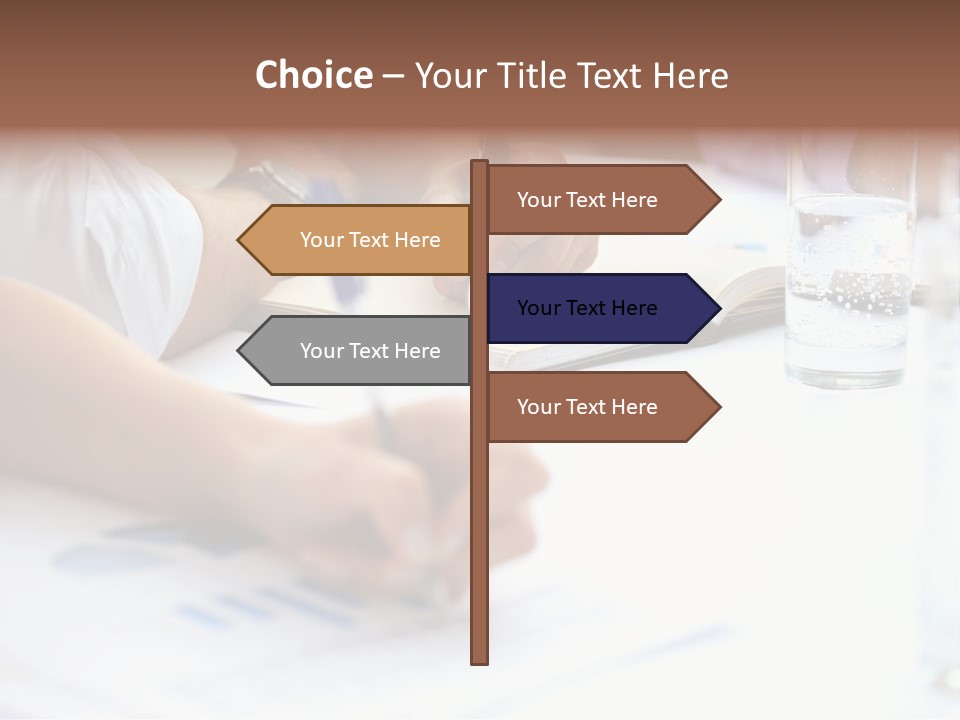 Pencil Occupation Cute PowerPoint Template