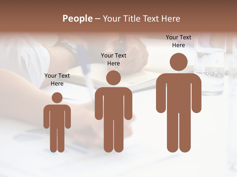 Pencil Occupation Cute PowerPoint Template