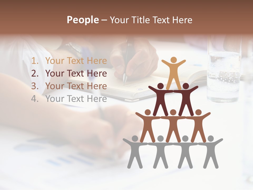 Pencil Occupation Cute PowerPoint Template