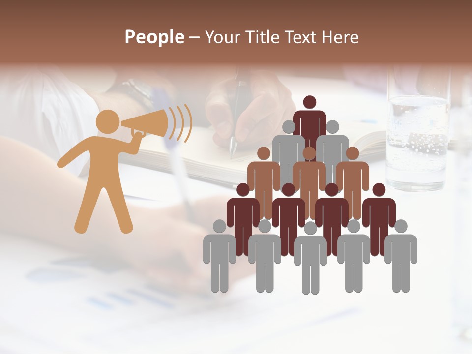 Pencil Occupation Cute PowerPoint Template