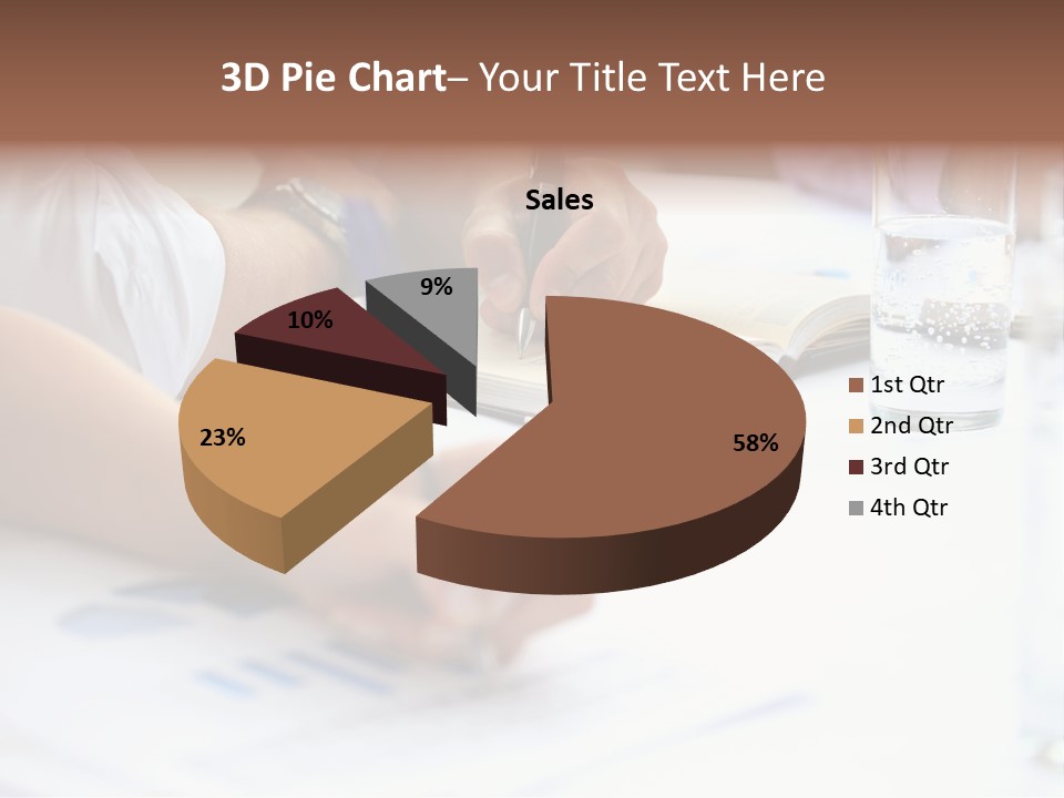 Pencil Occupation Cute PowerPoint Template