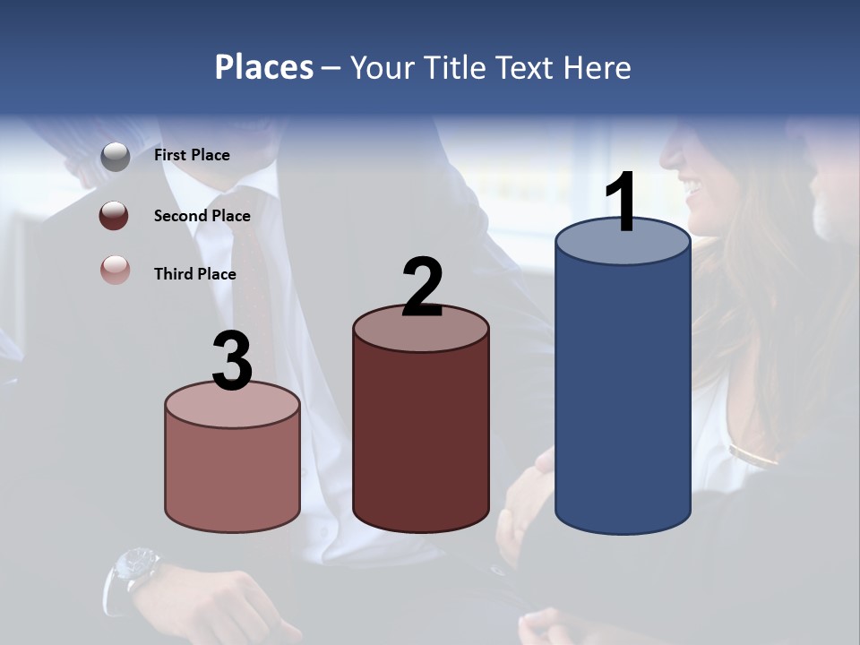 Team International Male PowerPoint Template