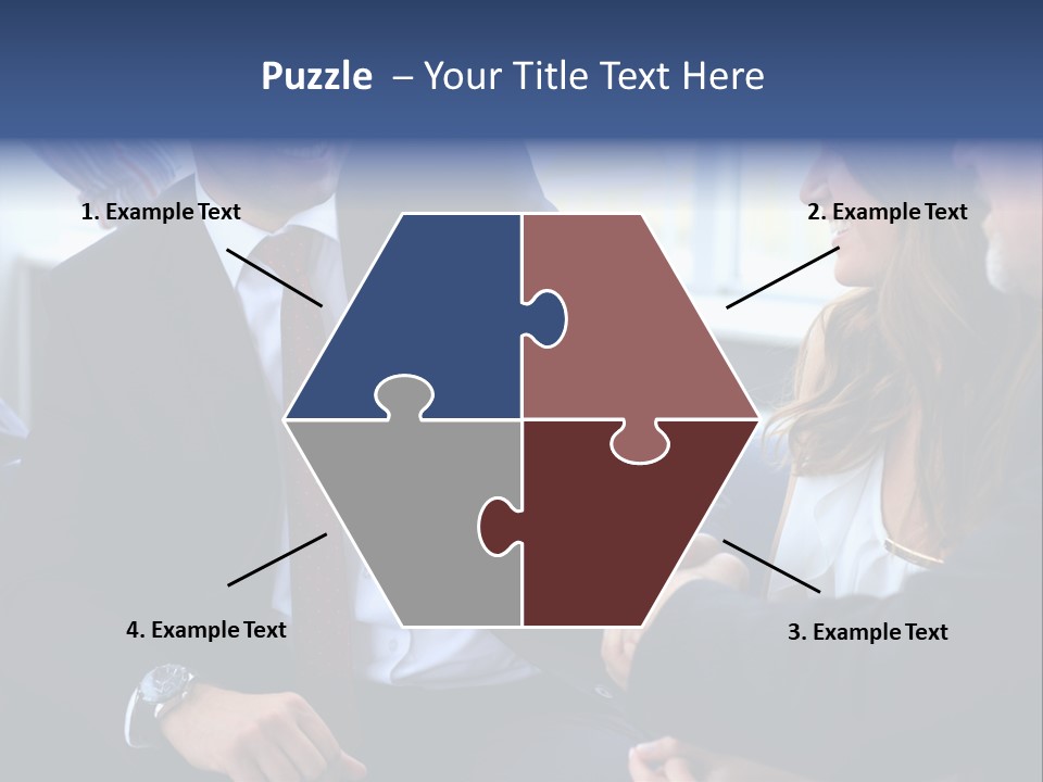 Team International Male PowerPoint Template