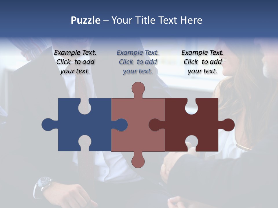 Team International Male PowerPoint Template