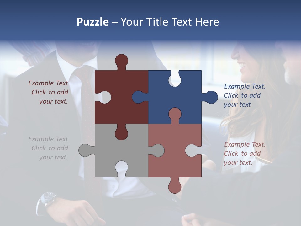 Team International Male PowerPoint Template