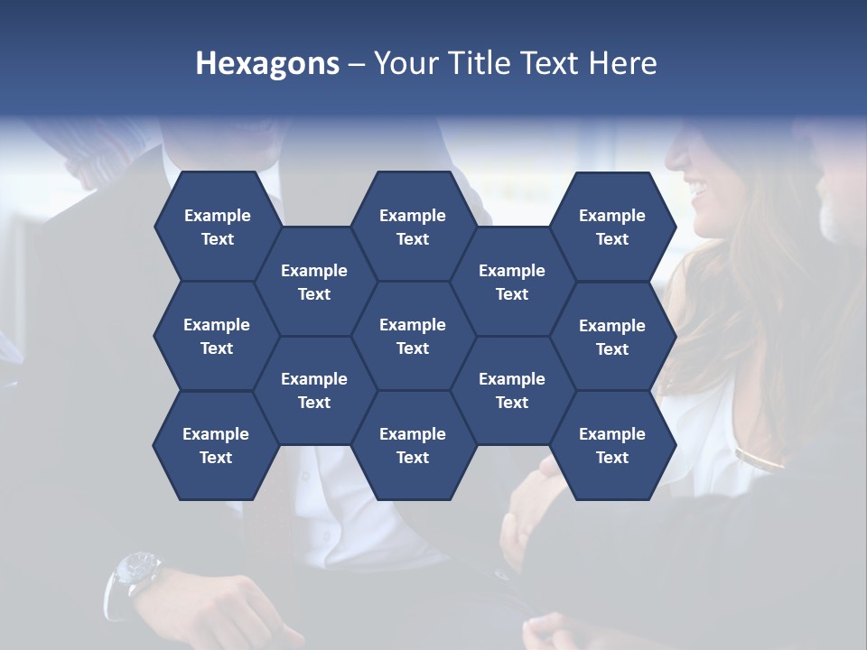 Team International Male PowerPoint Template