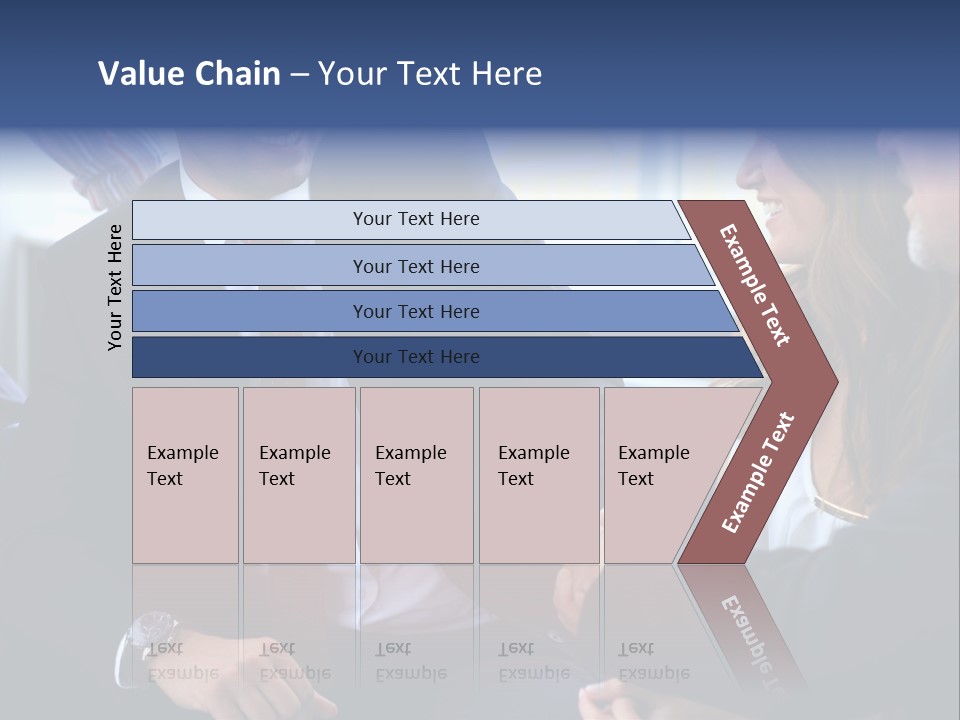 Team International Male PowerPoint Template