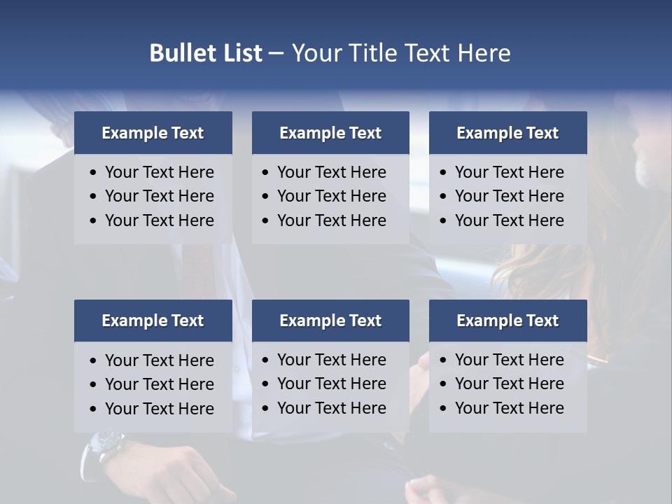 Team International Male PowerPoint Template