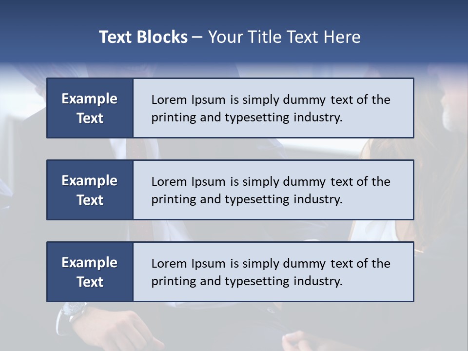 Team International Male PowerPoint Template