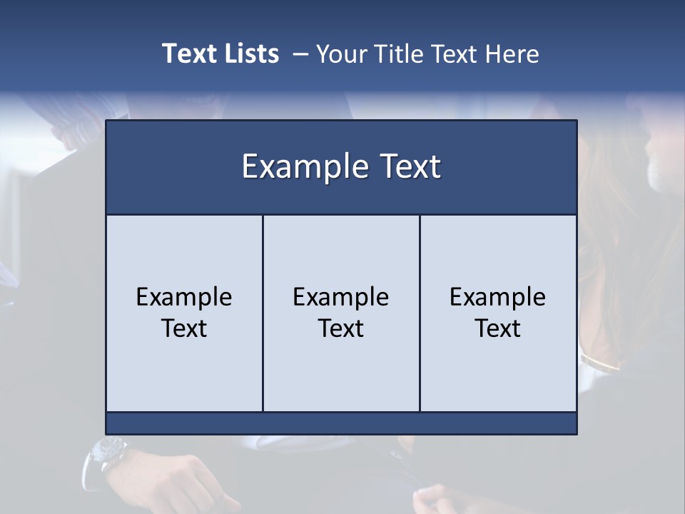 Team International Male PowerPoint Template