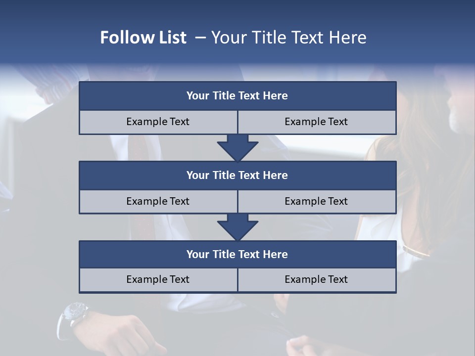 Team International Male PowerPoint Template