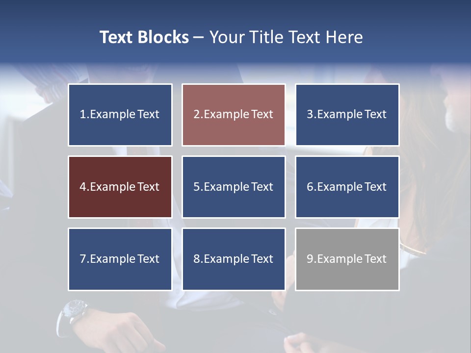 Team International Male PowerPoint Template