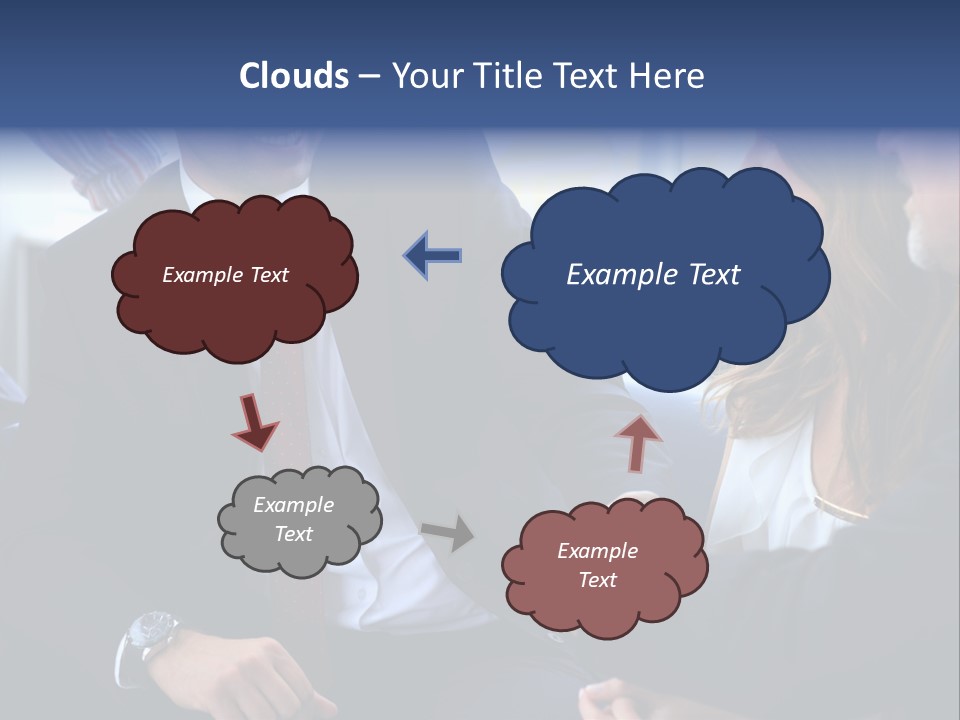 Team International Male PowerPoint Template