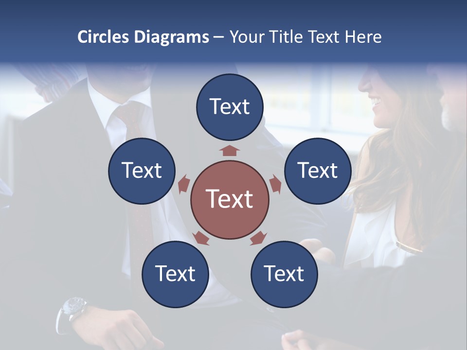 Team International Male PowerPoint Template