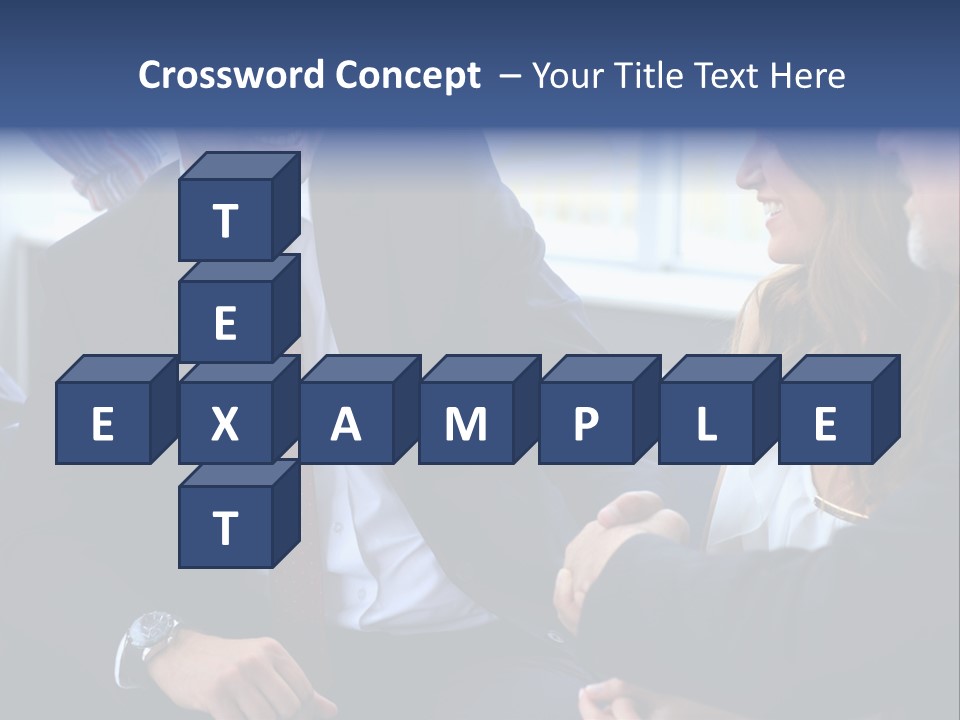 Team International Male PowerPoint Template