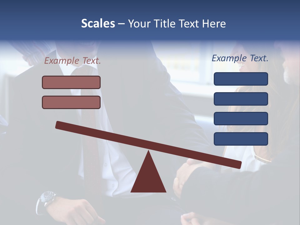 Team International Male PowerPoint Template